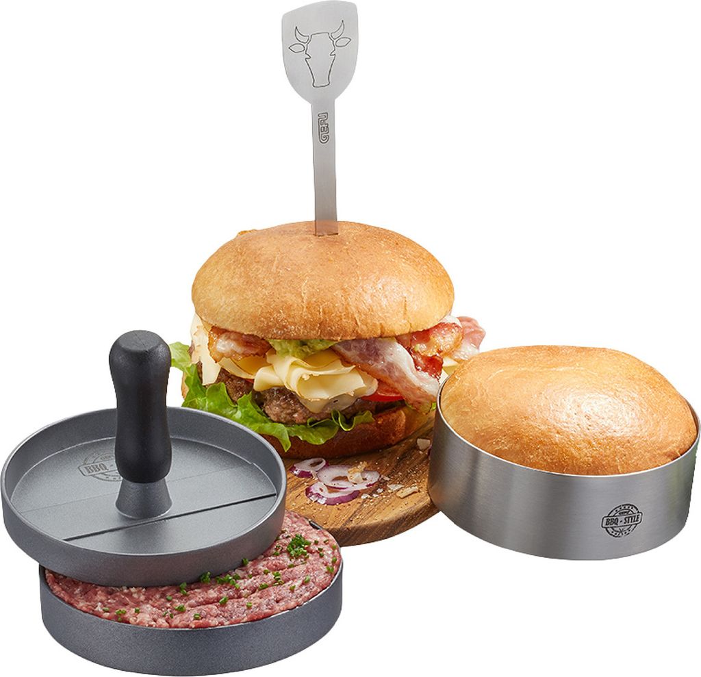 Burger-Set BBQ, 3-teilig