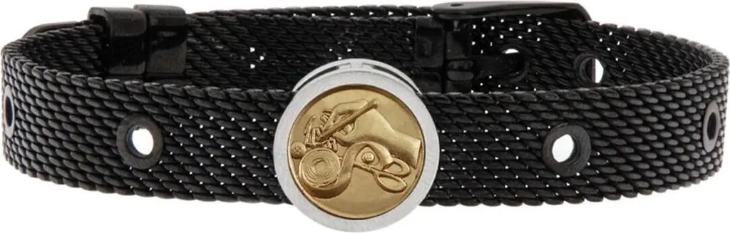 Regalo Uomo: Bracciale Talent Jewels TJA-3-16-01-2-215 Nero Acciaio