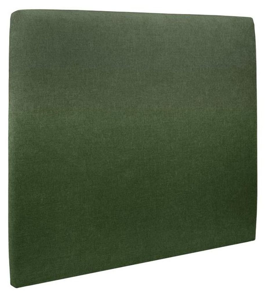 Kopfteil gepolstertes – Khakigrüner Stoff - 135 cm