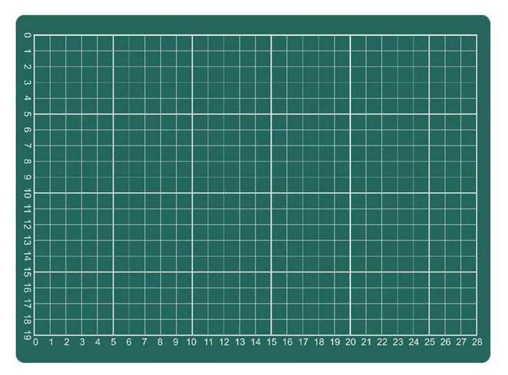 Büro - Snijmat 220x300mm A4 3 -Layer Green | 1 Stück