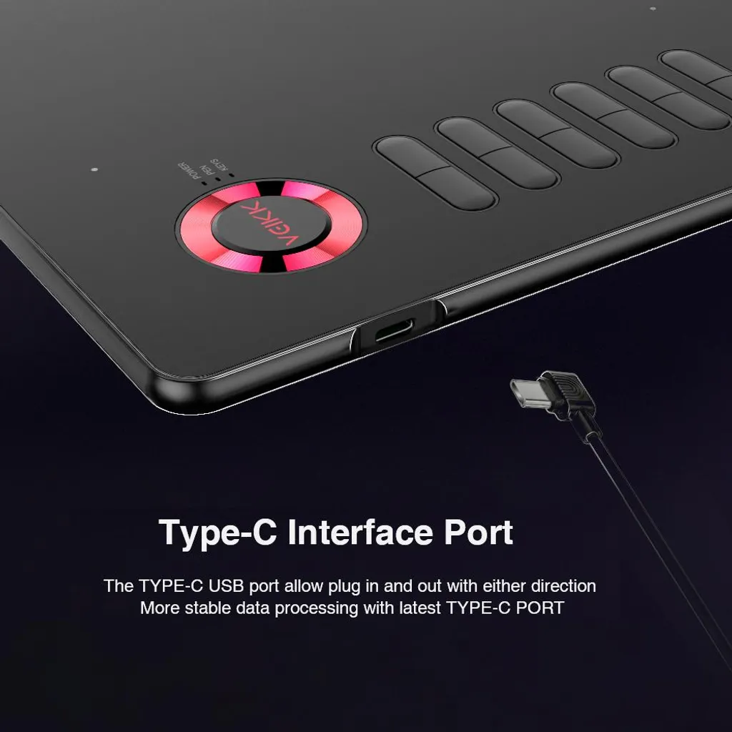Tablette de dessin numérique VEIKK A15 avec stylet haute précision - 5