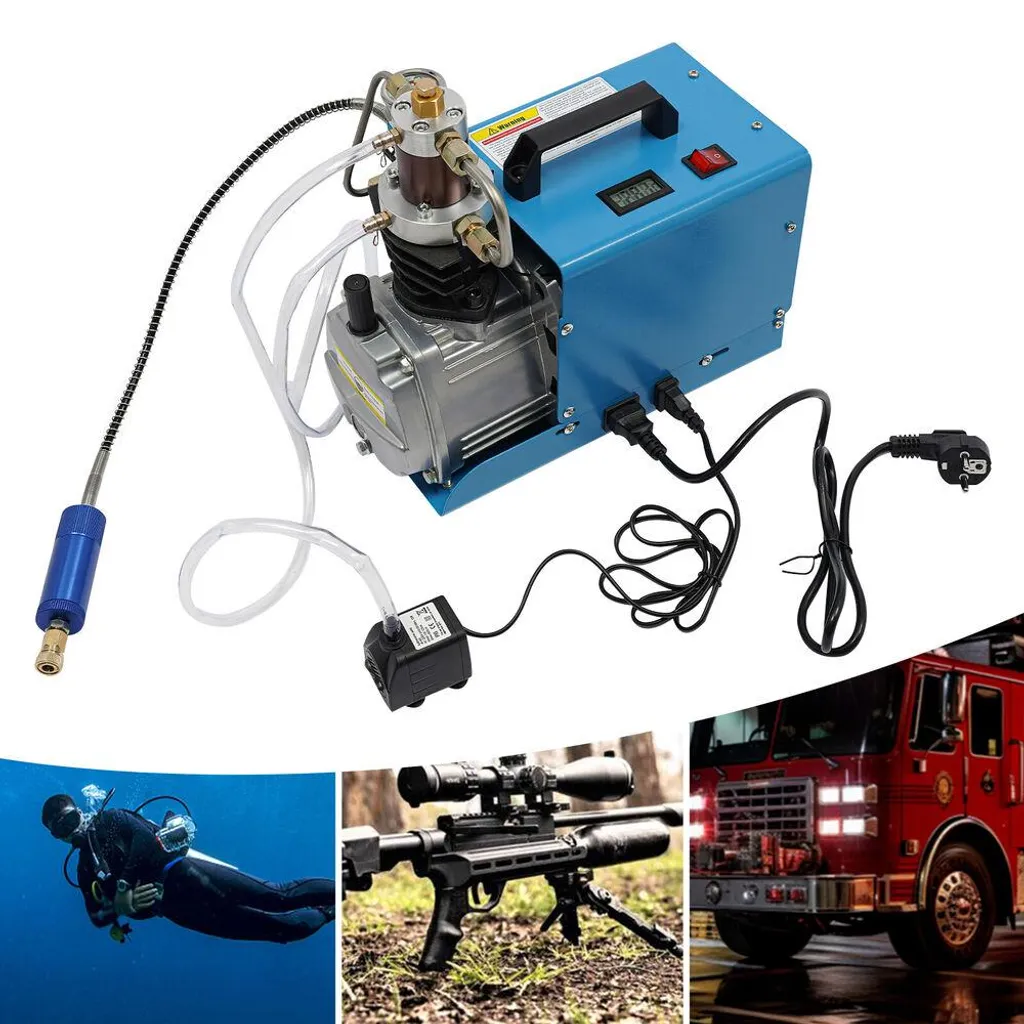 Gonfleur électrique haute pression 220V bleu pour usage domestique - 2
