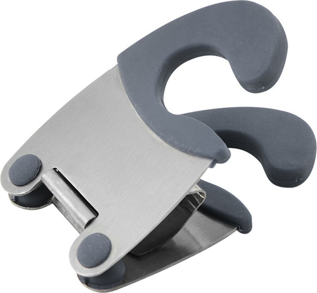 Pan Clip Silikon Greifer Anti-Rutsch-Presse Doppelzweck Haken Einfach Topf Feste Klemme Küche Zubehör Werkzeuge Küche Liefert