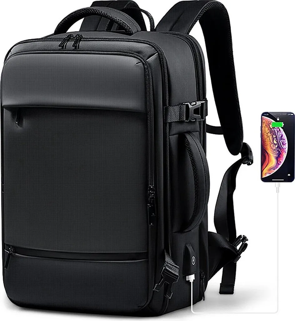 Sac à Dos Ordinateur 17,3 Pouces Anti-vol Sécurisé avec Chargeur USB