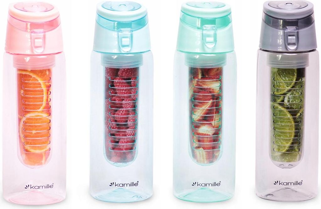WASSERFLASCHE mit EINSATZ für OBST KAMILLE Produktbild 