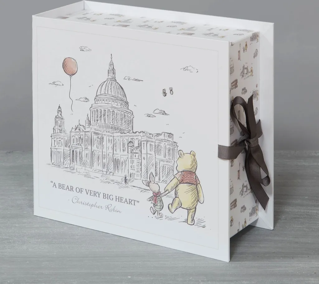 Regalo Nascita Disney Christopher Robin Scatola Ricordi Orsetto Pooh