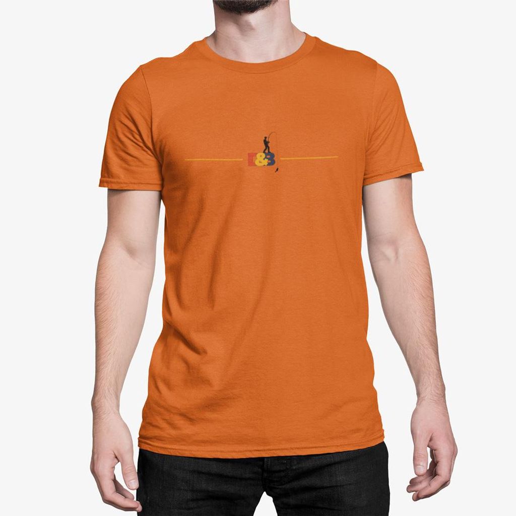 D&B Uni Polo Mini00005 Fishing Orange-Größe L