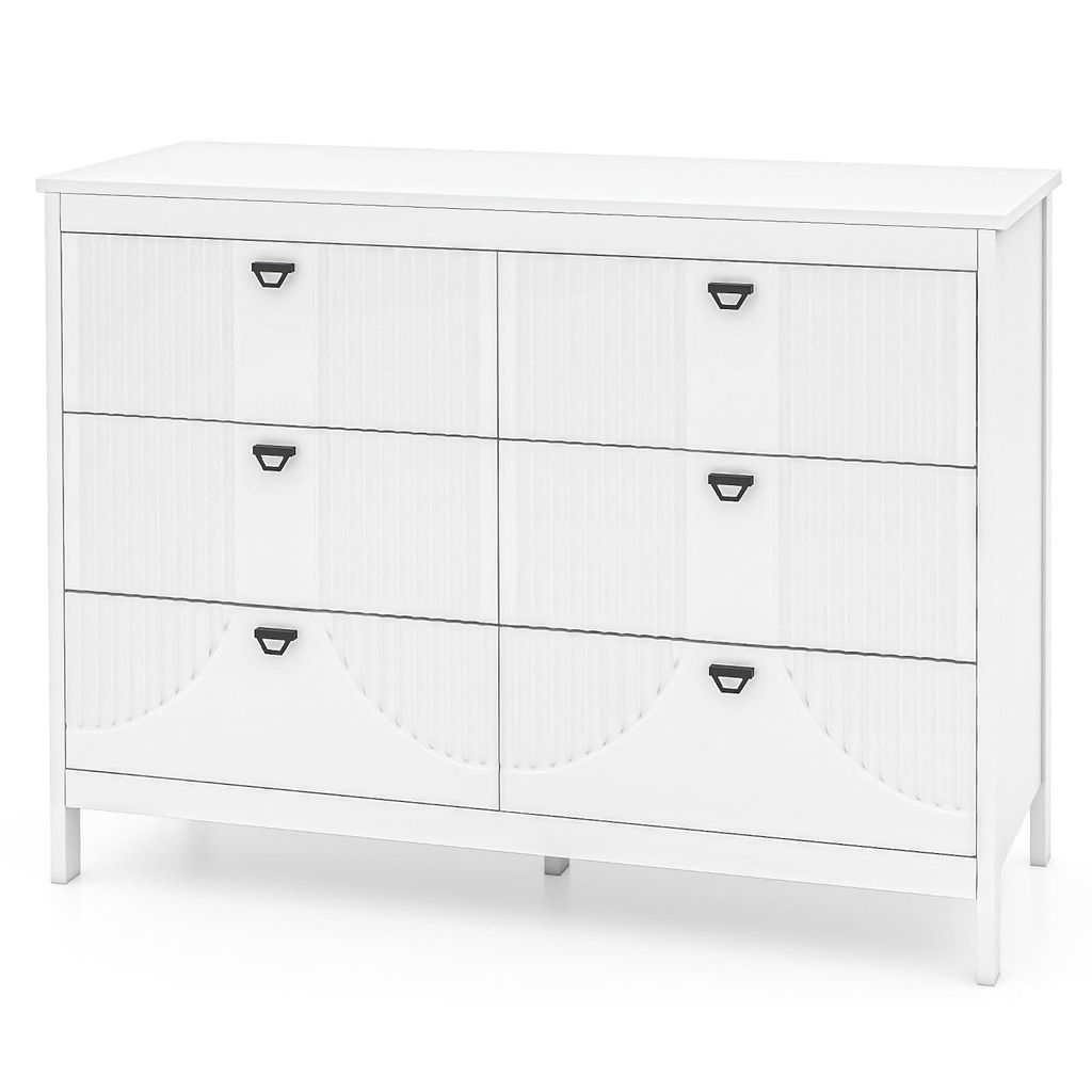 GOPLUS Kommode mit 6 Schubladen, Schubladenschrank mit Produktbild 