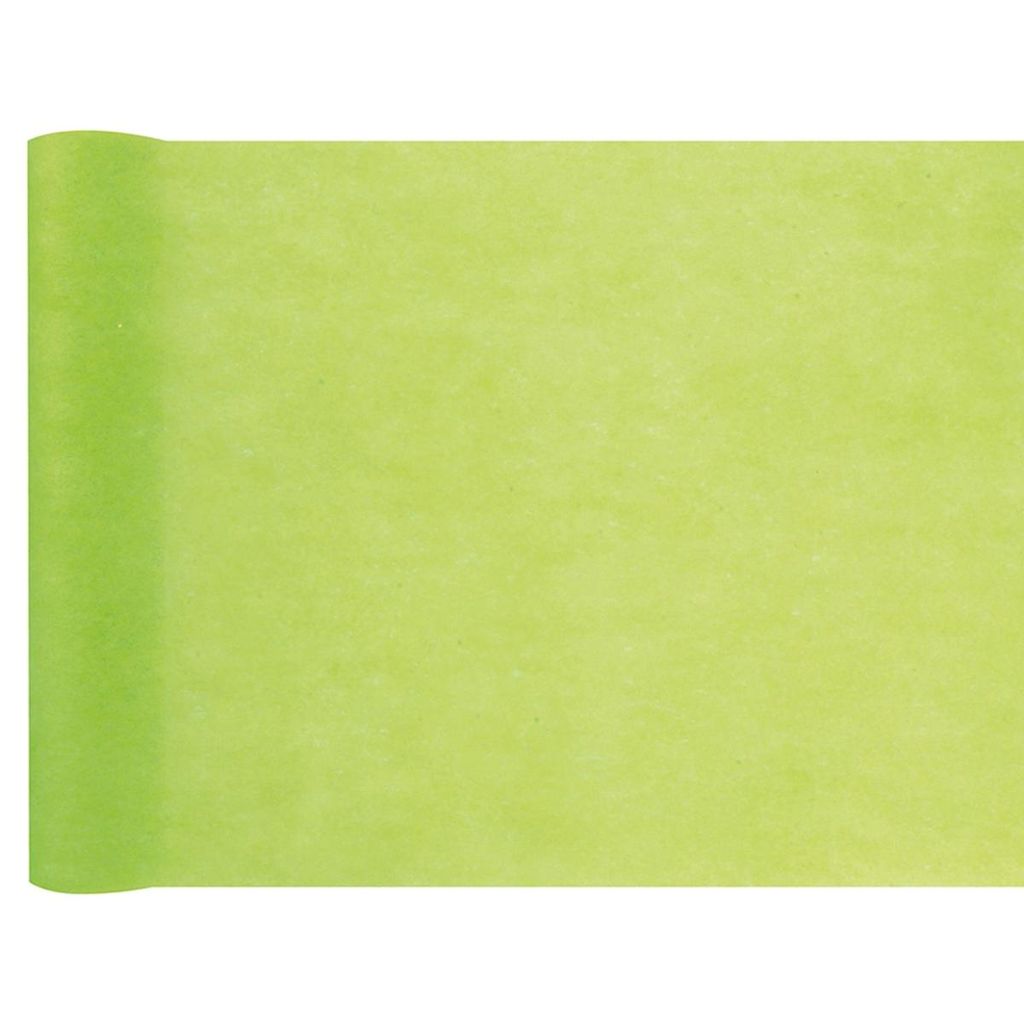 Tischläufer Vlies Dekostoff 30 cm x 25 m - Hellgrün Produktbild 
