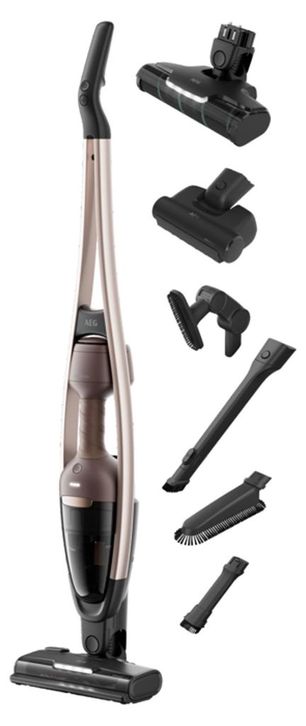 AEG AS62A252XN, Stabstaubsauger, Beutellos, Braun, Walnuss, Produktbild 