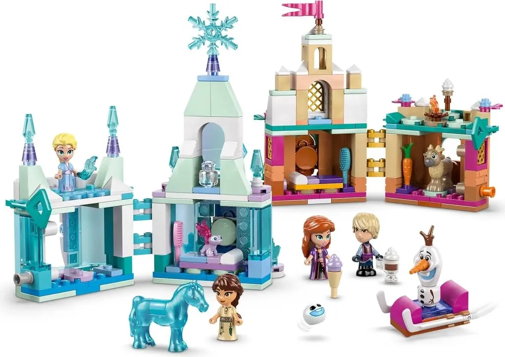 LEGO Disney 43278 Mini Château d'Arendelle et Palais de Glace d'Elsa