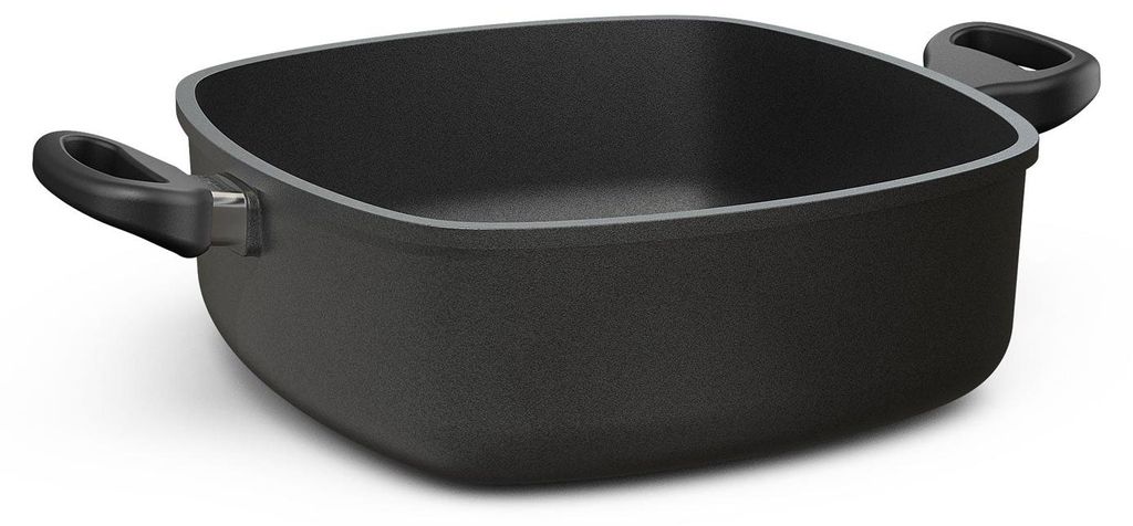 Hoffmann Bräter eckig 28x28 cm Aluguss Antihaft Induktion