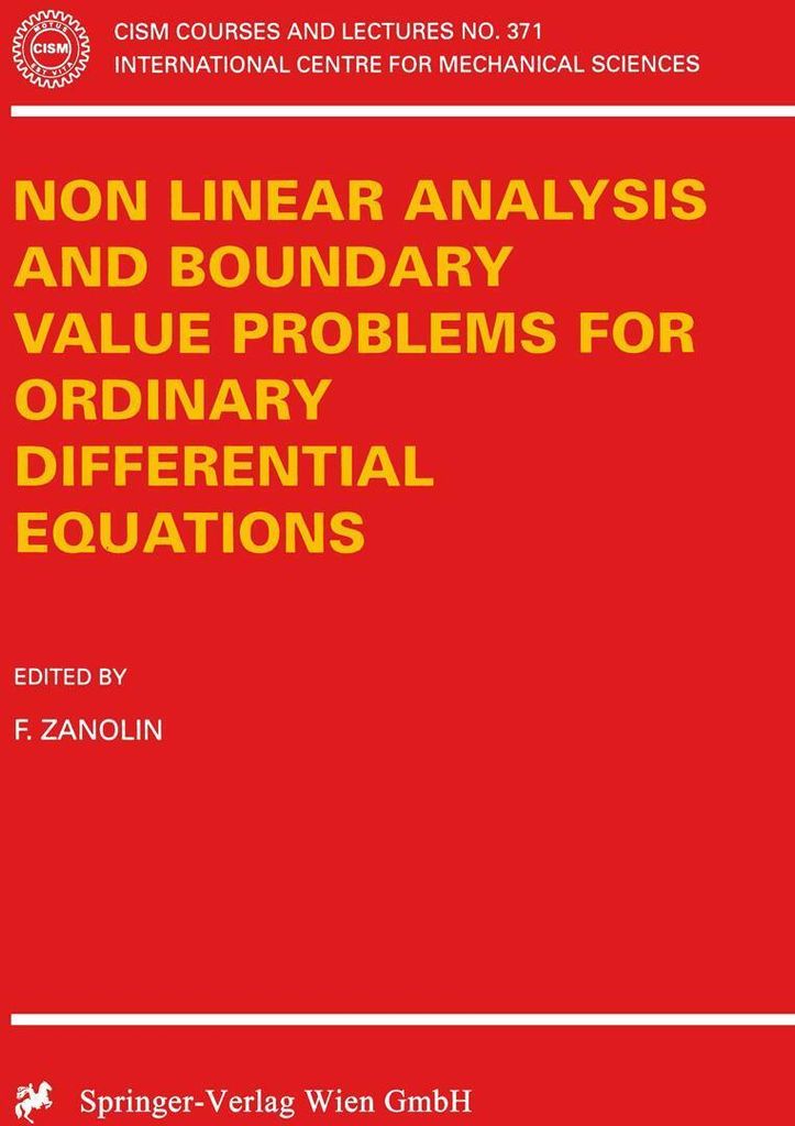 Non Linear Analysis and Boundary Value Problems for Ordinary Differential Equations