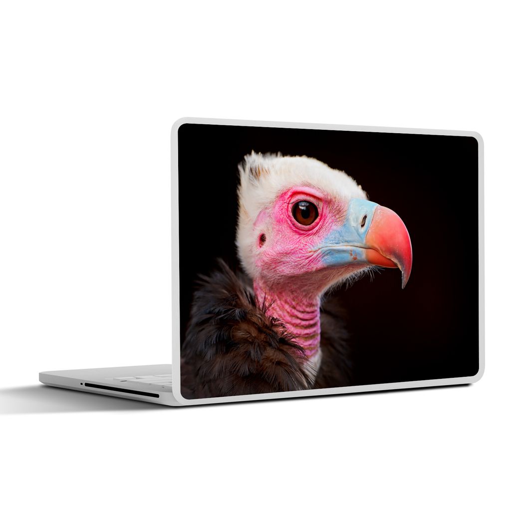 MuchoWow Laptop Aufkleber Sticker Cover Geier - Vogel - Schnabel 30x22 cm - Laptop-Sticker