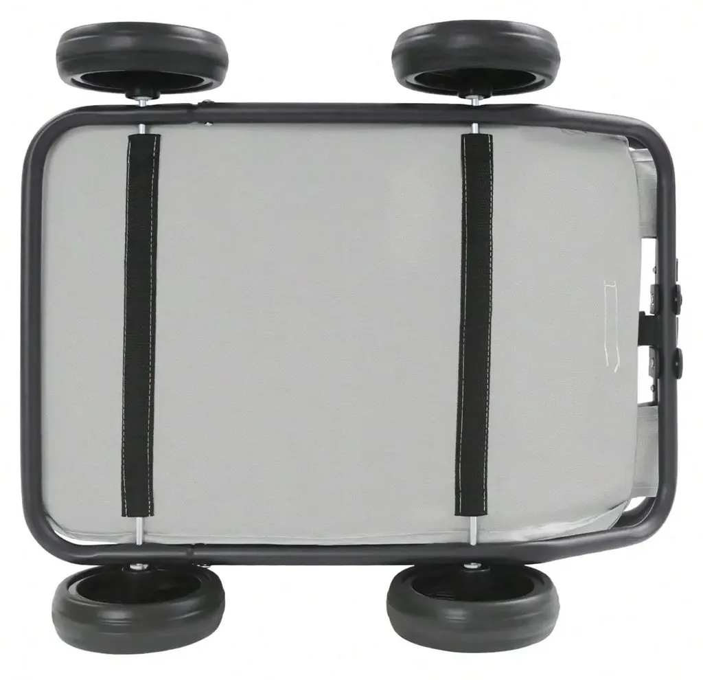 Poussette pour petits animaux pliable et portable avec traction réglable