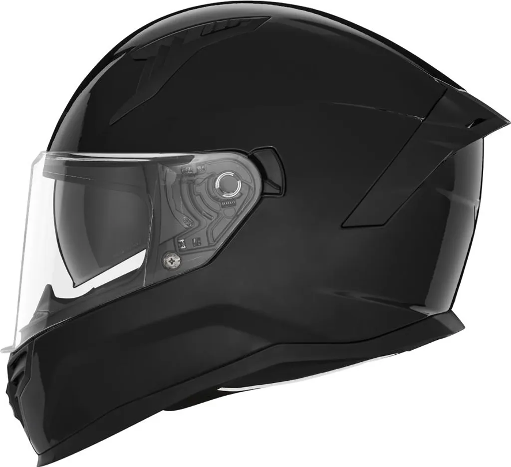 Casque intégral NOX N401 Noir Brillant XXL avec Safety Blend moto