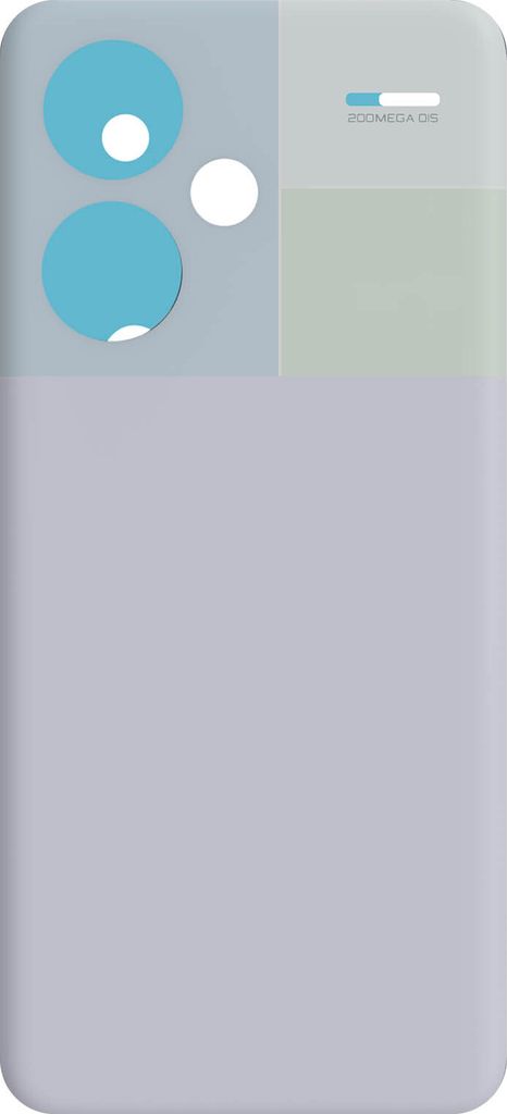 Clappio, Ersatz Rückglas für Xiaomi Redmi Note 13 Pro Plus, Violett