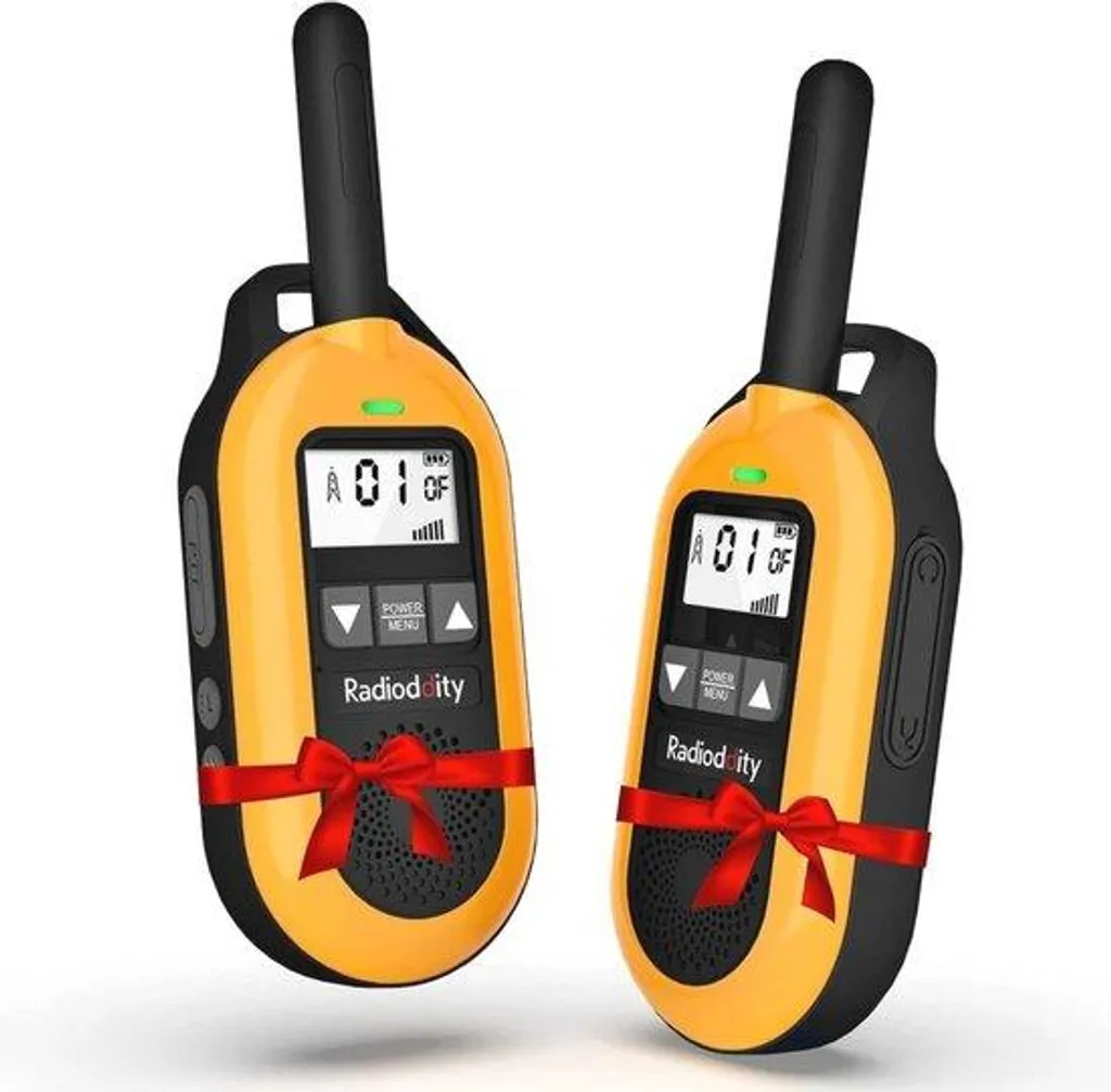 Talkie-walkie professionnel 16 canaux avec batterie Lithium-Ion noir