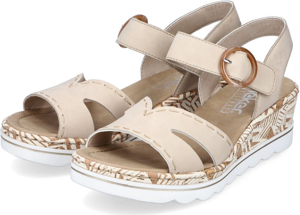 Rieker Keilsandaletten 67173 Damen 31353430373139 Beige 37 Produktbild 40