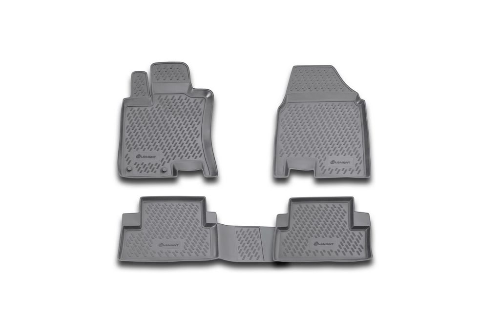 ELEMENT Gummi-Fussmatten 3D kompatible mit NISSAN Qashqai, 2007-2014, 4 tlg.
