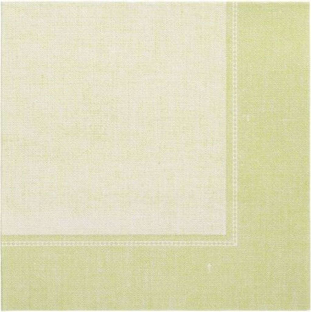 20 Papstar Servietten ROYAL Collection 1/4-Falz 40 cm x 40 cm hellgrün Linum 37199
