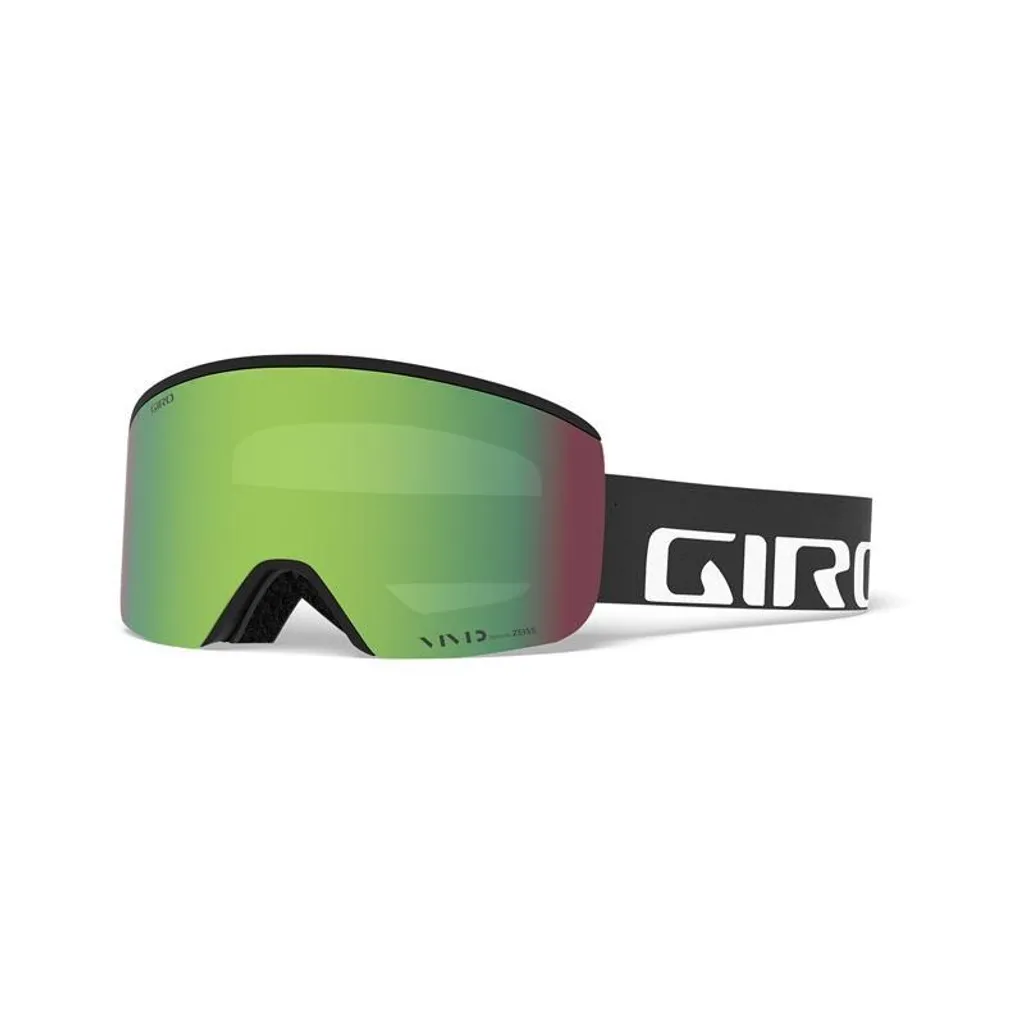 Giro Axis VIVID : Masque Ski Anti-buée, 2 Écrans, Noir/Blanc