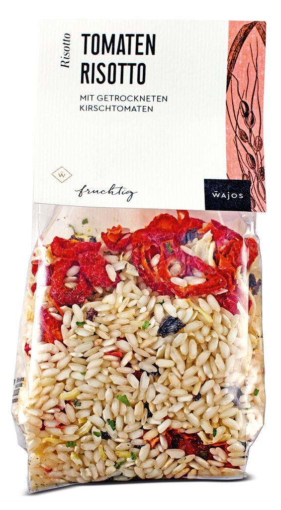 Wajos Tomaten Risotto - mit getrockneten Kirschtomaten 300g Produktbild 