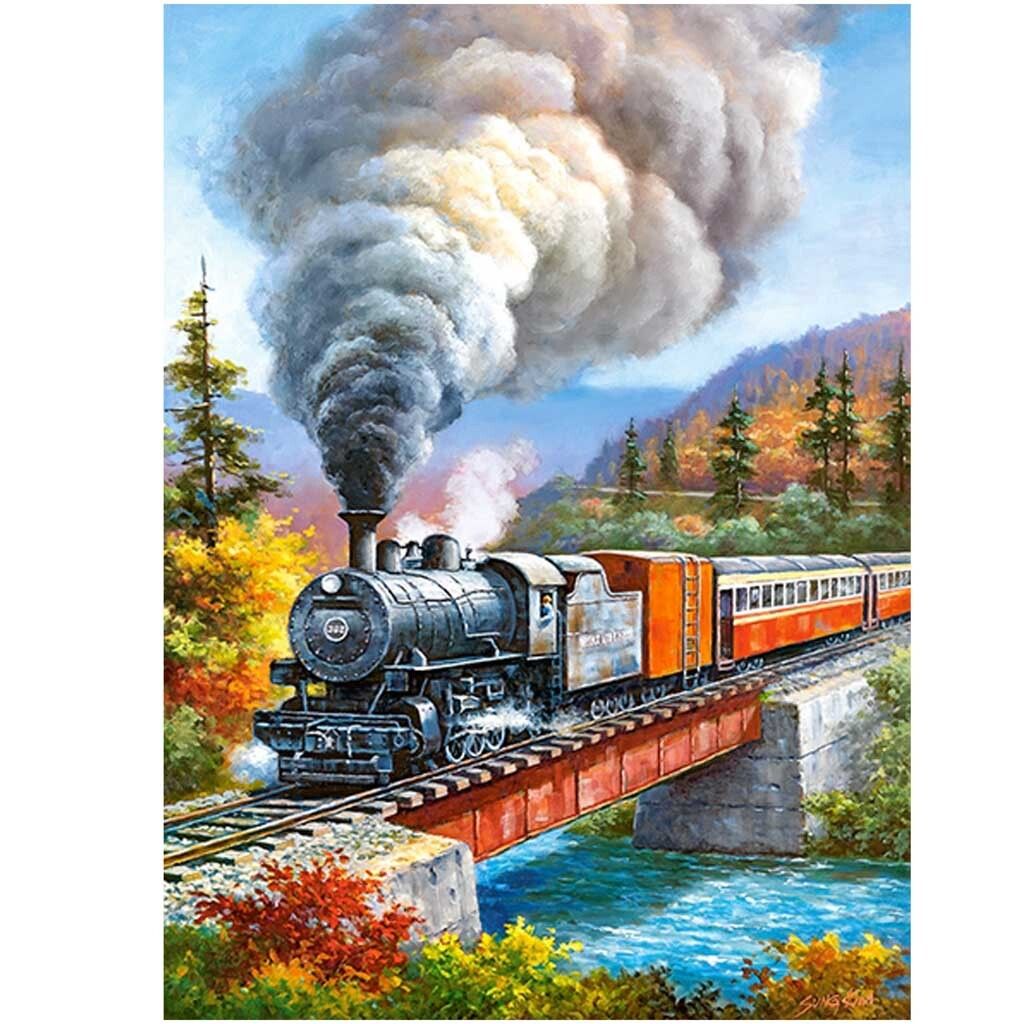CASTORLAND Puzzle 200pc. Zugübergang - Zug Produktbild 