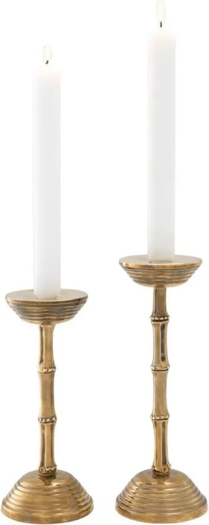 Casa Padrino Luxe Set de Chandeliers Vintage Laiton pour Déco de Prestige