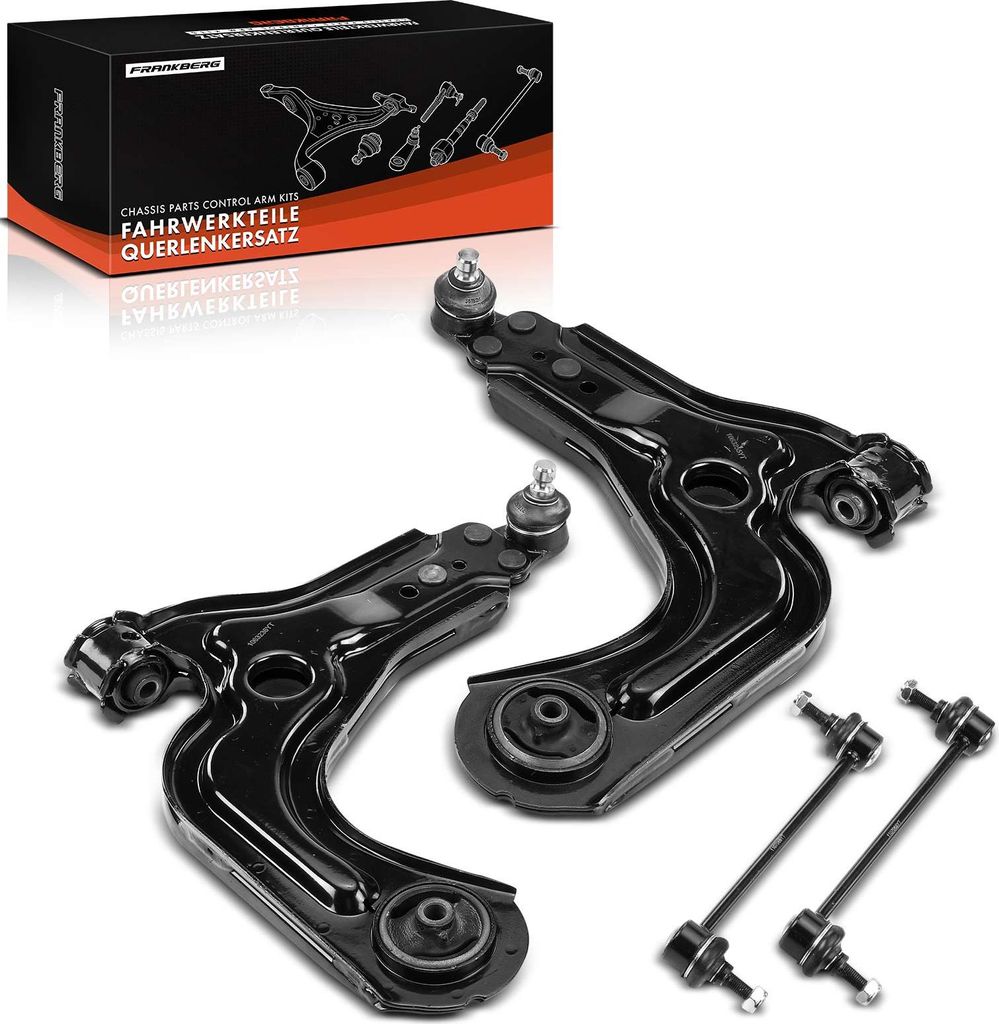 Frankberg 1x Querlenker Satz Vorderachse für Ford Fiesta IV Kasten Puma Mazda 121 III 1.3L 1.6L 1.4L 1.7L 1.2L 1995-2003