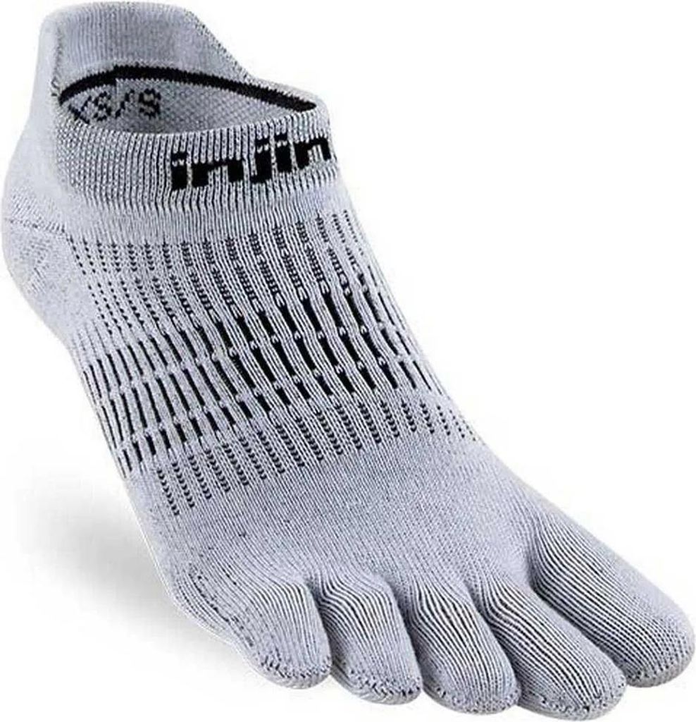 Injinji Run Lightweight Unsichtbare Socken Grau EU 35-40 Frau Grau EU 35-40