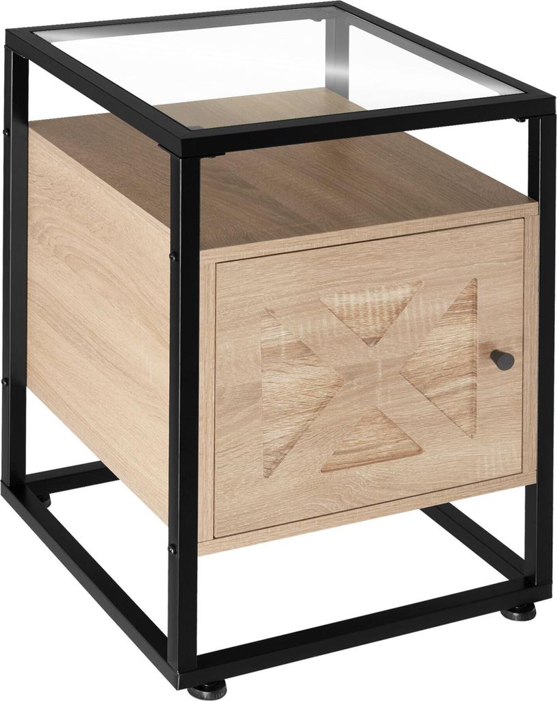 tectake Nachttisch Kidderminster 40 x 43 60,5 cm