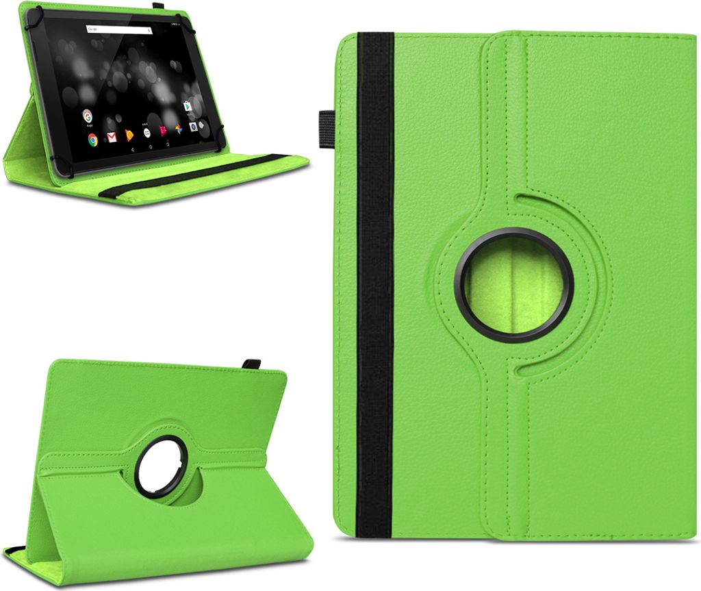 Tablet Tasche für Doogee T20 T20S T20E Hülle Schutzhülle 360 Grad Drehbar CaseFarben:Grün