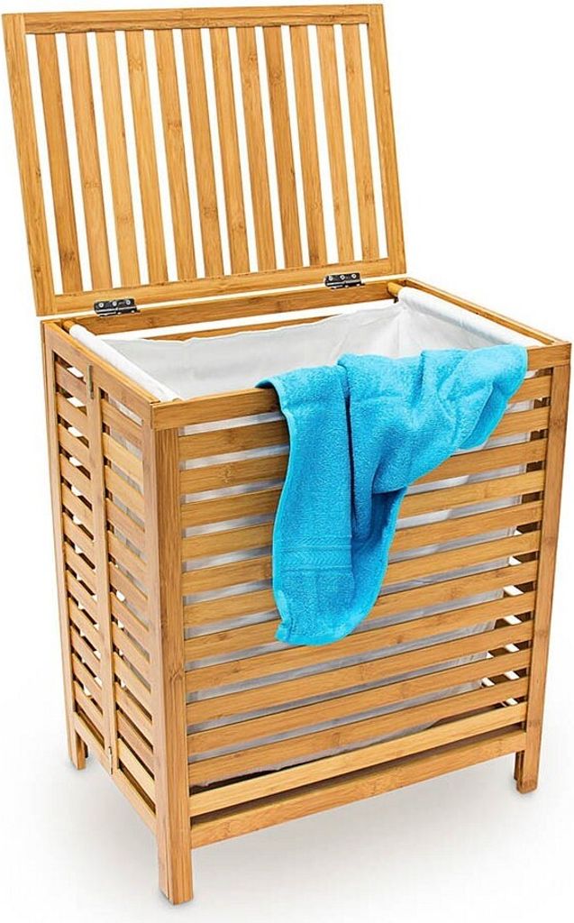 relaxdays prádelní komoda hnědá Obrázek produktu 1