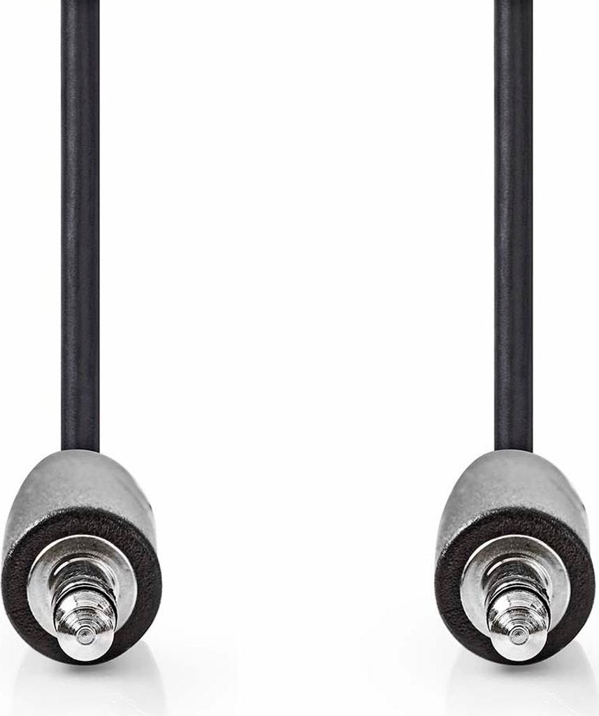 Nedis Stereo-Audiokabel - 3.5 mm Stecker - 3.5 mm Stecker - Vernickelt - 1.50 m - Rund - Schwarz - Box