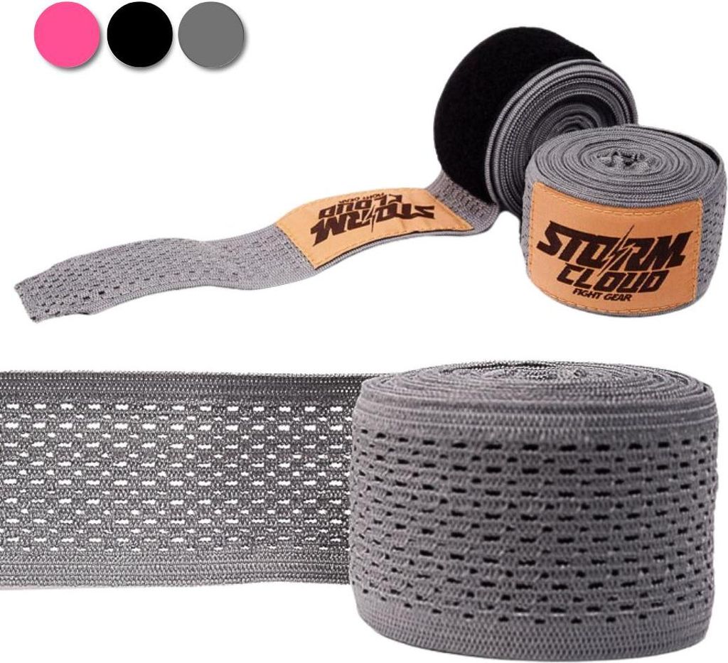 StormCloud HW MESH Boxbandagen Grau 4m