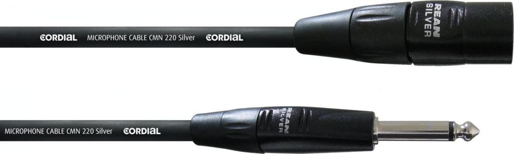 Cordial CIM 7.5 MP Audiokabel 7.5 m XLR (3-polig) 6.35mm Schwarz
