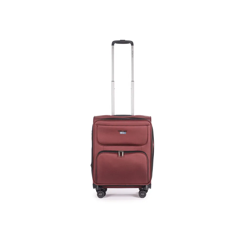 Trolley Stratic Bendigo Light Redwine - Valigia Espandibile con TSA