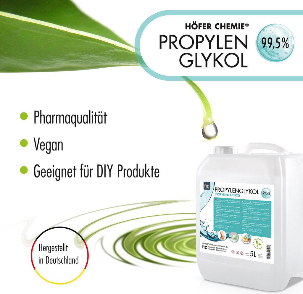 Propylenglykol 99,9% Pharmaqualität – 1 Liter (c Produktbild-Vorschau 4