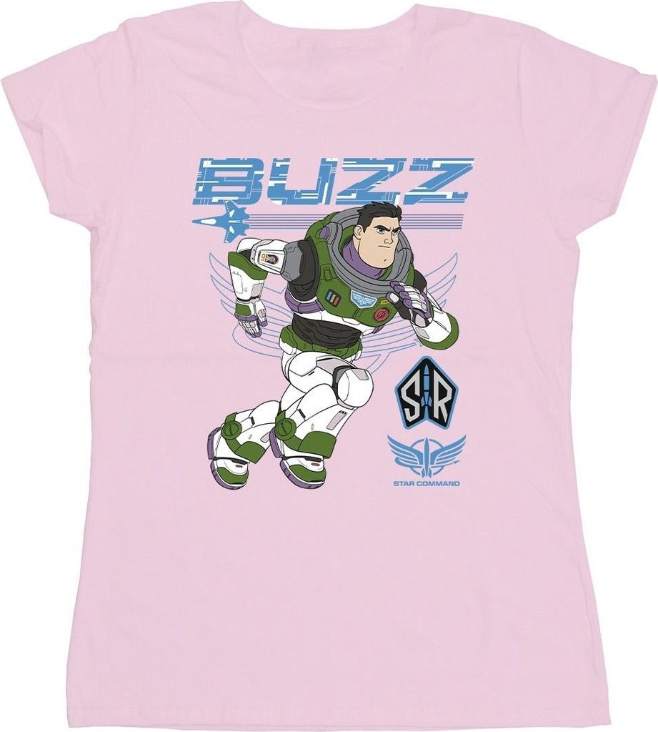 Disney - "Lightyear Run To Action" T-Shirt für Damen BI29144 (M) (Babyrosa)