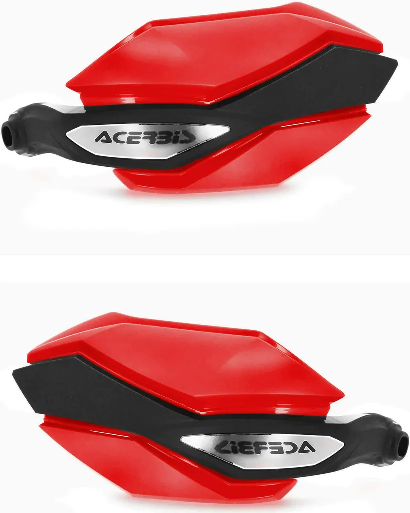 Protège-mains ACERBIS Argon Rouge et Noir pour Yamaha et Voge Rally