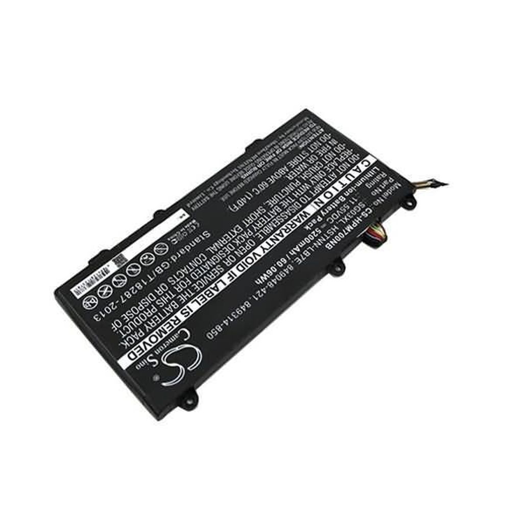 Akku für Hewlett-Packard SG03XL Li-Pol 11,55 Volt 3600 mAh schwarz