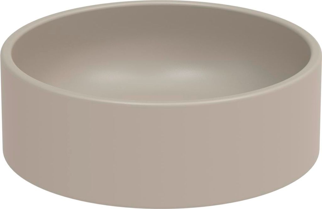 BETTE A248-424PW Waschtische Rund Balance Aufsatz Sand