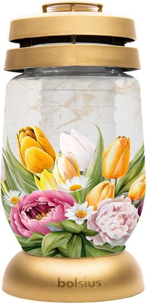 Kerzenlaterne BOLSIUS 3S 19 Spring 22,5cm 36h 1St.