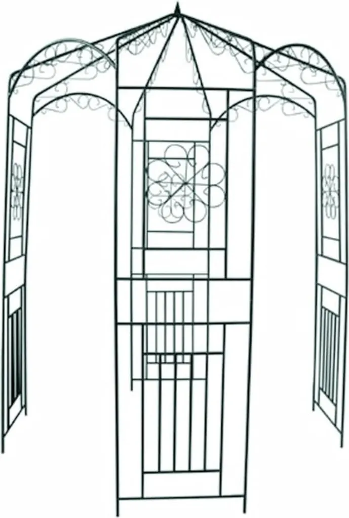 Pavillon pour roses 250 cm : la solution anti-affaissement jardin - 2