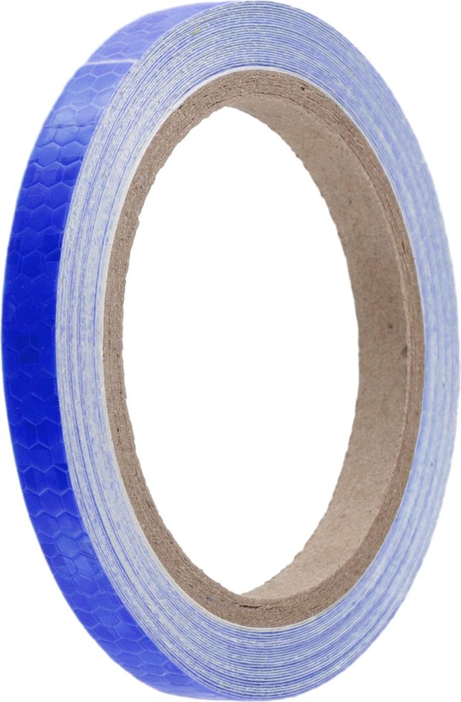 Universelles reflektierendes Band, 1cmx8m, wetterbeständig, PVC, blau