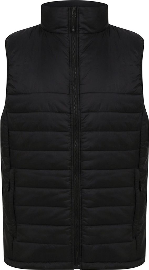 Henbury Uni Erwachsene Stepp Gilet PC3827 (L) (Schwarz)