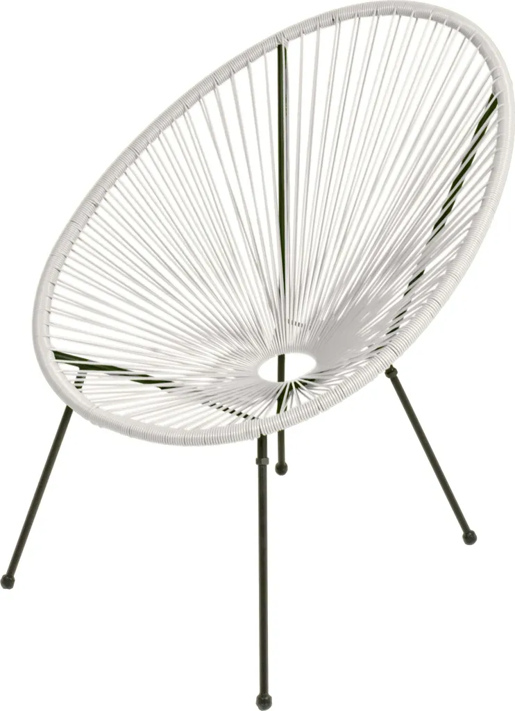 Chaises de Jardin Robustes Blanches Dalida - Entretien Facile Set 2 - 2