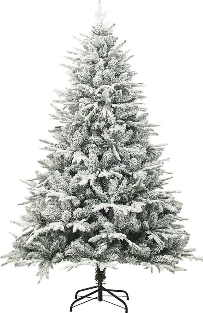vidaXL Umelý vianočný stromček Snowy Green 180 cm PVC PE Obrázok produktu 