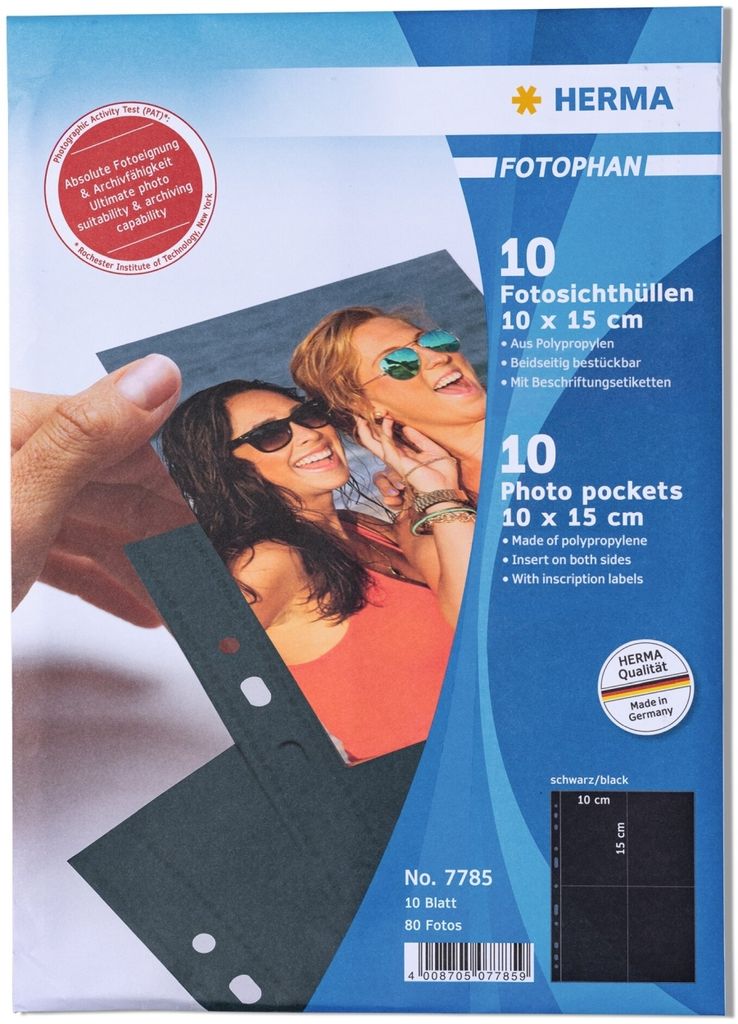 HERMA 7785, 100 x 150 mm, Priehľadná, Polypropylén (PP), Obrázok produktu 